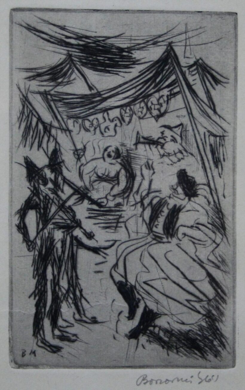 Borsos Miklós (1906-1990): Táncoló csikós