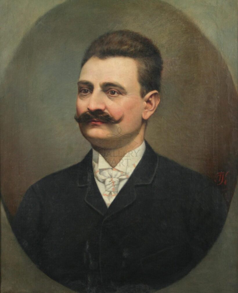 Jakobey Károly (1826-1891): Férfi portré