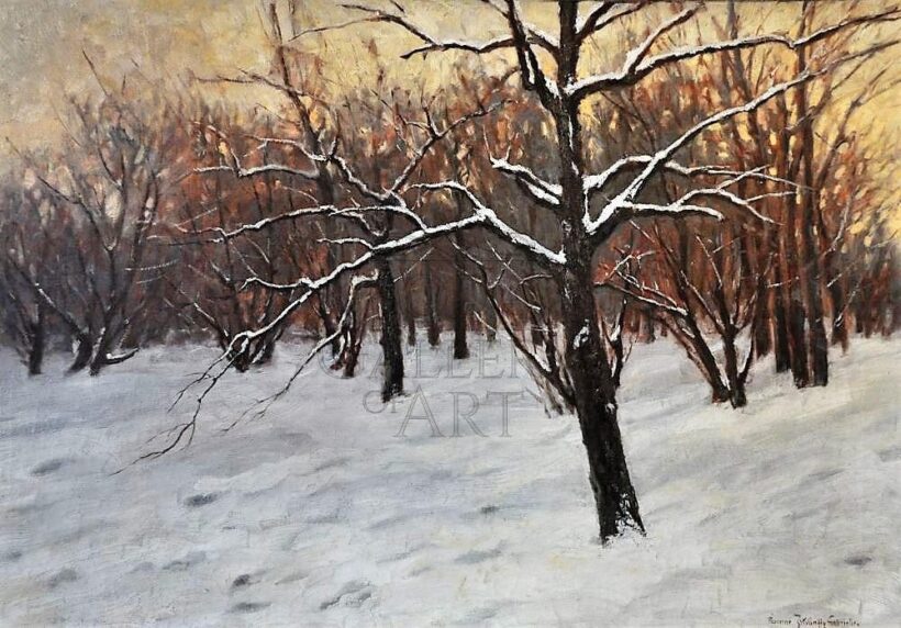 Rainerné, Istvánffy Gabriella      (1875-1964): Téli táj
