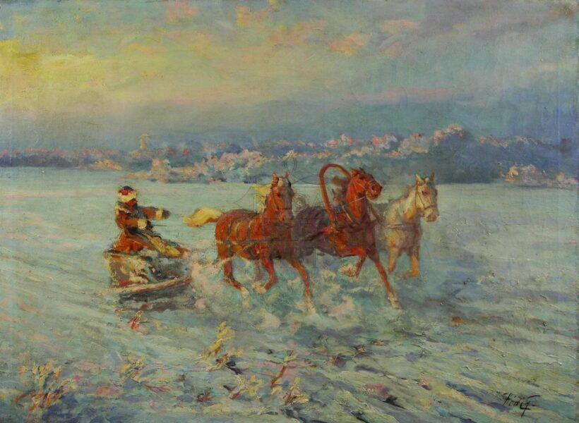 Hódi Géza (1881-1942): Trojka