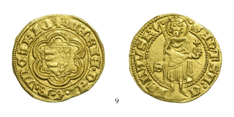 Mária (1382.1387), Aranyforint, Au, 1384-85, Buda