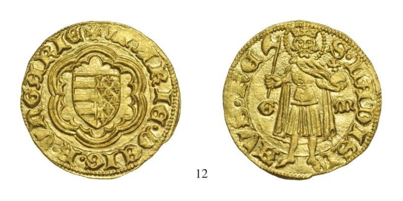Mária (1382.1387), Aranyforint, Au, 1385-86, Buda