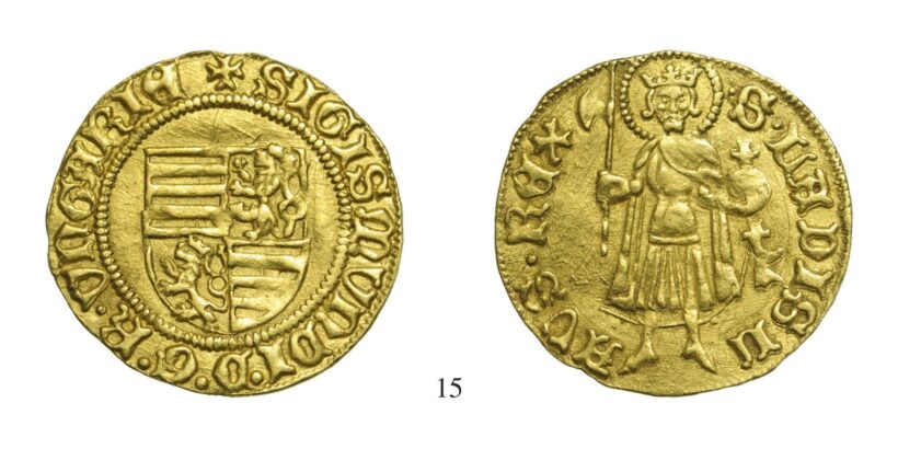 Zsigmond (1387-1437), Aranyforint, Au, 1424, Offenbánya