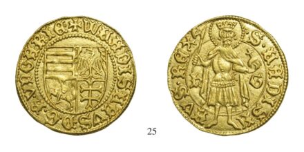 Ulászló I. (1440-1444), Aranyforint, Au, 1441, Szeben