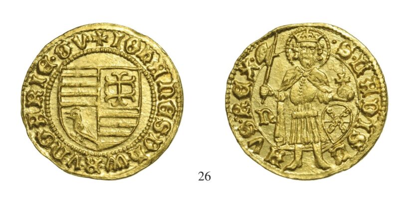 Hunyadi János (1446-1453, Aranyforint, Au, 1446-47, Nagybánya