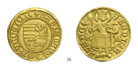 V. László (1453-1457), Aranyforint, Au, 1453, Körmöcbánya