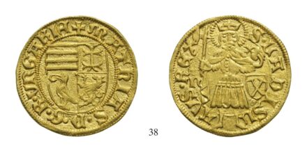 Hunyadi Mátyás (1458-1490), Aranyforint, Au, 1470, Nagybánya