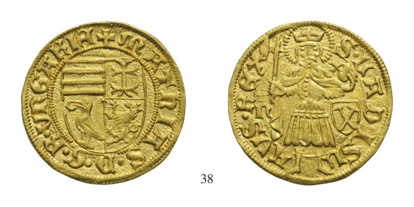 Hunyadi Mátyás (1458-1490), Aranyforint, Au, 1470, Nagybánya