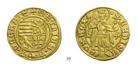 Hunyadi Mátyás (1458-1490), Aranyforint, Au, 1466-67, Szeben
