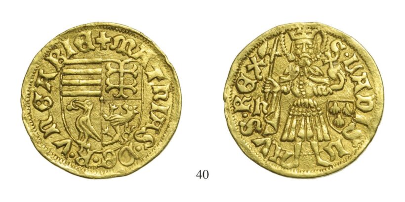 Hunyadi Mátyás (1458-1490), Aranyforint, Au, 1468-70, Szeben