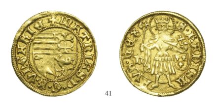Hunyadi Mátyás (1458-1490), Aranyforint, Au, 1468-71, Szeben