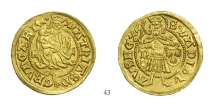 Hunyadi Mátyás (1458-1490), Aranyforint, Au, 1485, Nagybánya