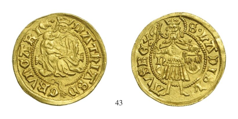 Hunyadi Mátyás (1458-1490), Aranyforint, Au, 1485, Nagybánya