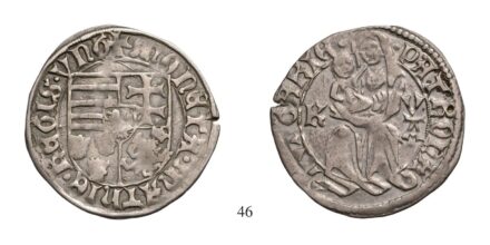 Hunyadi Mátyás (1458-1490), Garas, Ag, 1468, Körmöcbánya