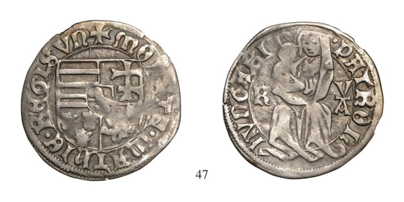 Hunyadi Mátyás (1458-1490), Garas, Ag, 1468, Körmöcbánya