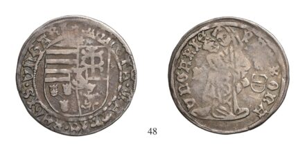 Hunyadi Mátyás (1458-1490), Garas, Ag, 1468, Körmöcbánya