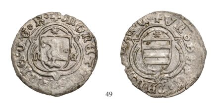 Hunyadi Mátyás (1458-1490), Denár, Ag, 1466, Nagybánya