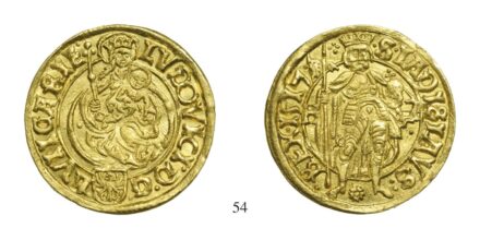 II. Lajos (1516-1526), Aranyforint, Au, 1517, Szeben