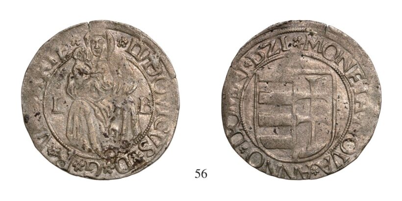 II. Lajos (1516-1526), Garas, Ag, 1521, Buda
