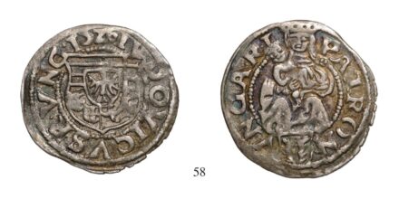 II. Lajos (1516-1526), Denár, Ag, 1526, Kostajnica