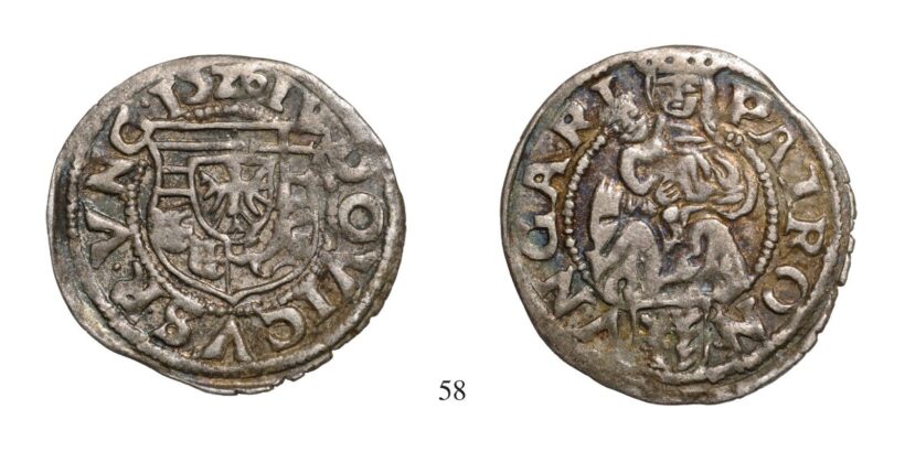 II. Lajos (1516-1526), Denár, Ag, 1526, Kostajnica