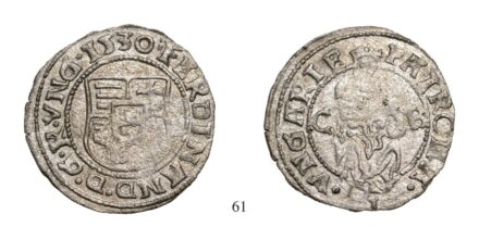 I.Ferdinánd (1526-1564), Denár, Ag, 1530, Brassó