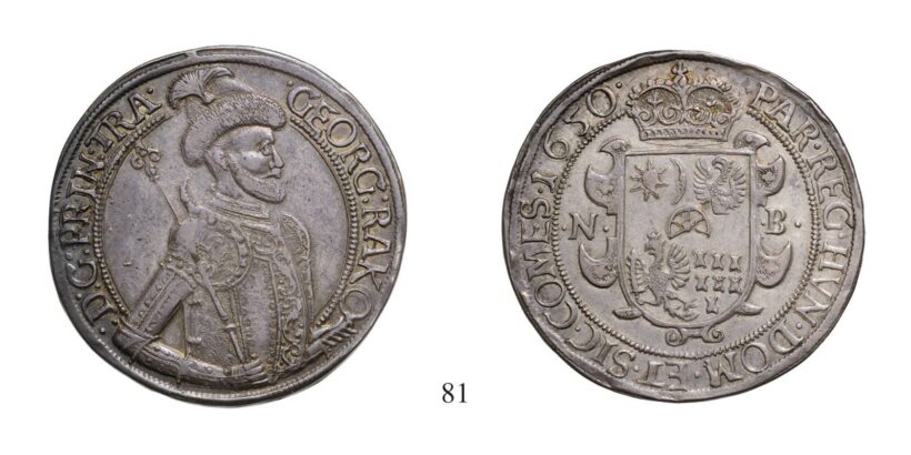 II.Rákóczi György (1648-1660), Tallér, Ag, 1650, Nagybánya