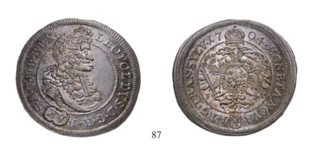 Lipót (1657-1705), XV Krajcár, Ag, 1704, Szeben