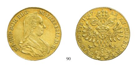 Mária Terézia (1740-1780), Dukát, Au, 1767, Gyulafehérvár