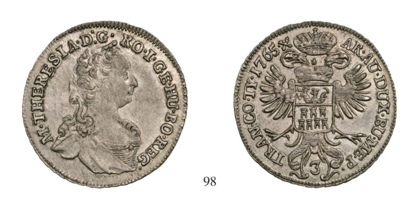 Mária Terézia (1740-1780), 3 Krajcár, Ag, 1765, Gyulafehérvár