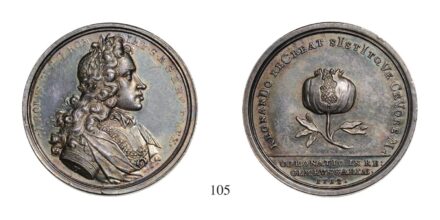 III.Károly (1711-1740), Ezüstérem, Ag, 1712, Nürnberg
