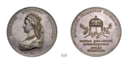 Ferenc József (1848-1916), Ezüstérem, Ag, 1867, Wien