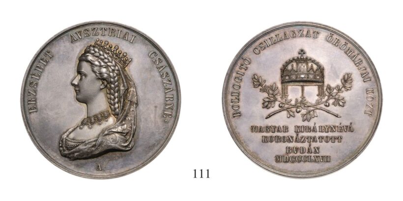 Ferenc József (1848-1916), Ezüstérem, Ag, 1867, Wien