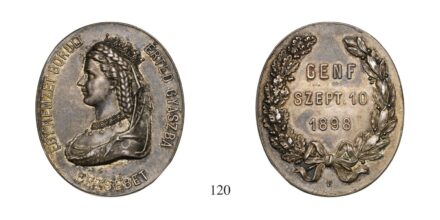 Ferenc József (1848-1916), Ezüstérem, Ag, 1898, Wien