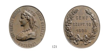 Ferenc József (1848-1916), Bronzérem, Cu, 1898, Wien