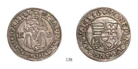 I.Ferdinánd (1526-1564), Garas, Ag, 1536, Körmöcbánya