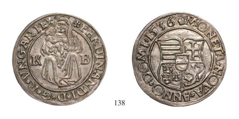 I.Ferdinánd (1526-1564), Garas, Ag, 1536, Körmöcbánya