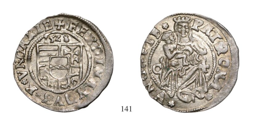 I.Ferdinánd (1526-1564), Denár, Ag, 1528, Kassa