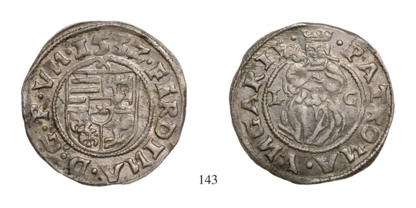 I.Ferdinánd (1526-1564), Denár, Ag, 1532, Kostajnica