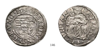 I.Ferdinánd (1526-1564), Denár, Ag, 1530, Kostajnica