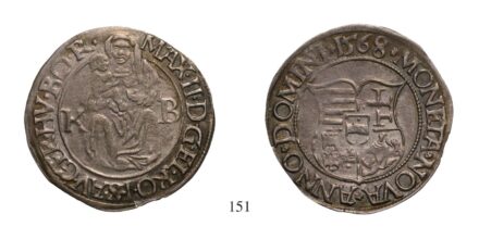 Miksa (1564-1576), Garas, Ag, 1568, Körmöcbánya