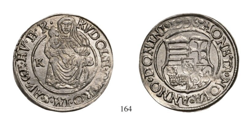 Rudolf (1576-1608), Garas, Ag, 1598, Körmöcbánya