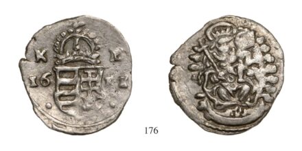 II. Mátyás (1608-1619), Obulus, Ag, 1611, Körmöcbánya