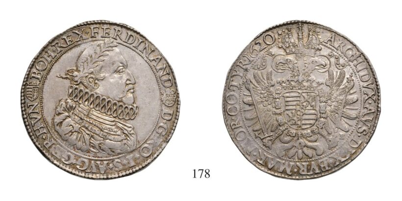 II. Ferdinánd (1619-1637), Tallér, Ag, 1620, Körmöcbánya