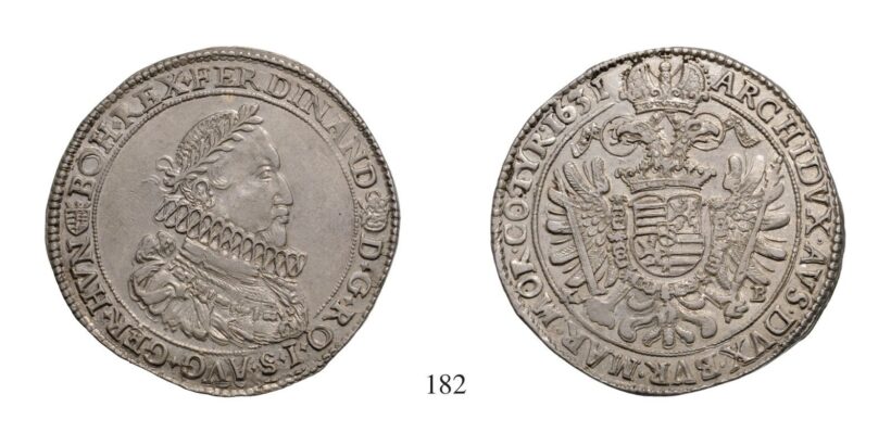 II. Ferdinánd (1619-1637), Tallér, Ag, 1631, Körmöcbánya