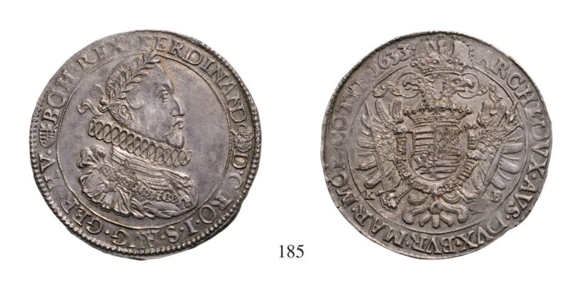 II. Ferdinánd (1619-1637), Tallér, Ag, 1633, Körmöcbánya