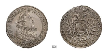 II. Ferdinánd (1619-1637), Tallér, Ag, 1634, Körmöcbánya