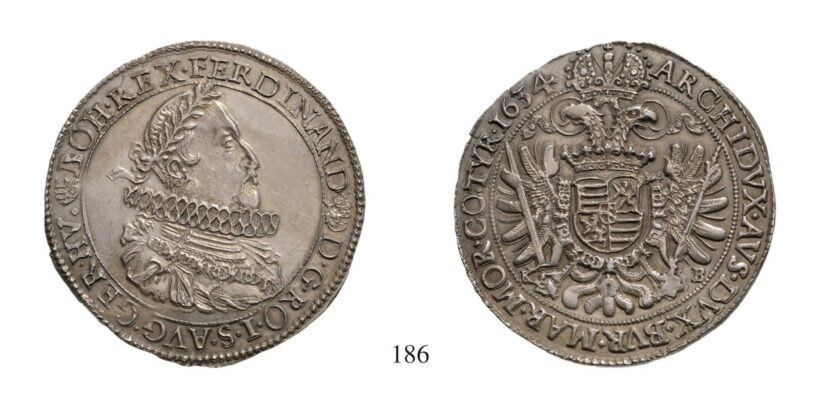 II. Ferdinánd (1619-1637), Tallér, Ag, 1634, Körmöcbánya
