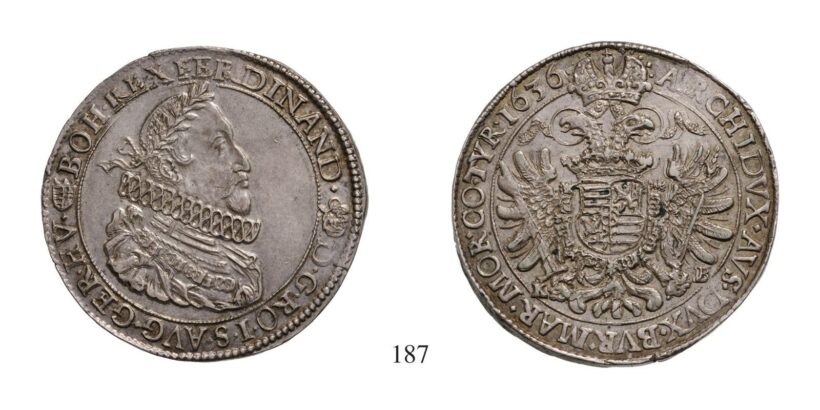 II. Ferdinánd (1619-1637), Tallér, Ag, 1636, Körmöcbánya