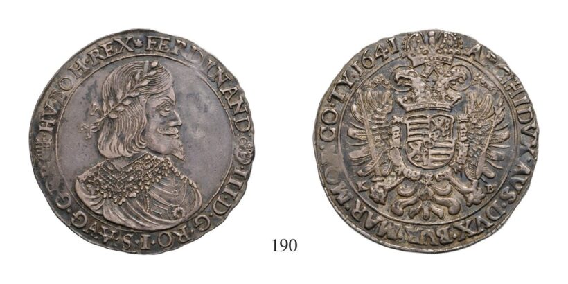 III. Ferdinánd (1637-1657), Tallér, Ag, 1641, Körmöcbánya
